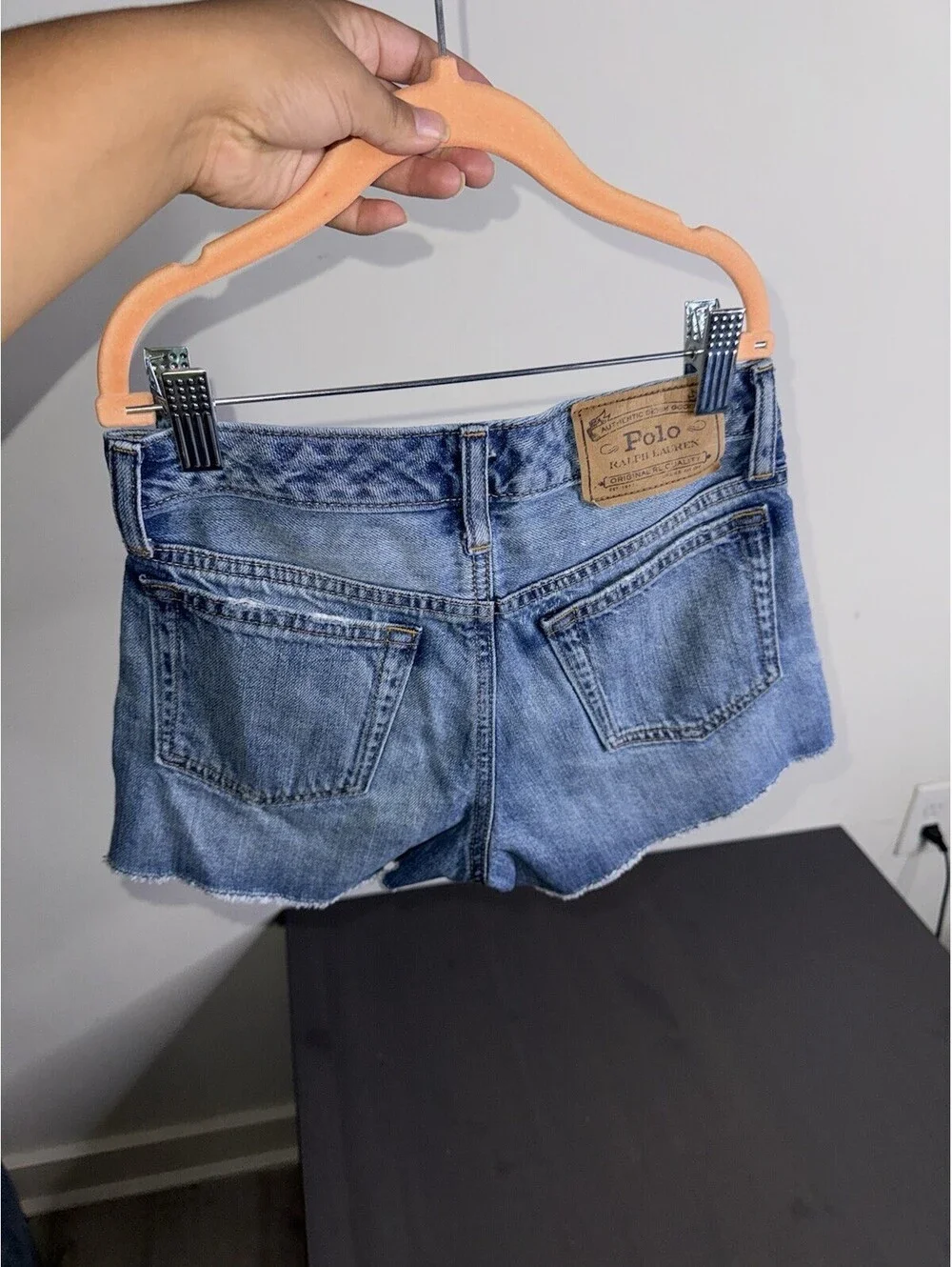 Polo Ralph Lauren Shorts Girl’s Blue Denim Patchwork